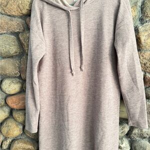 Vanilla Bay Blush Hooded Knit Dress